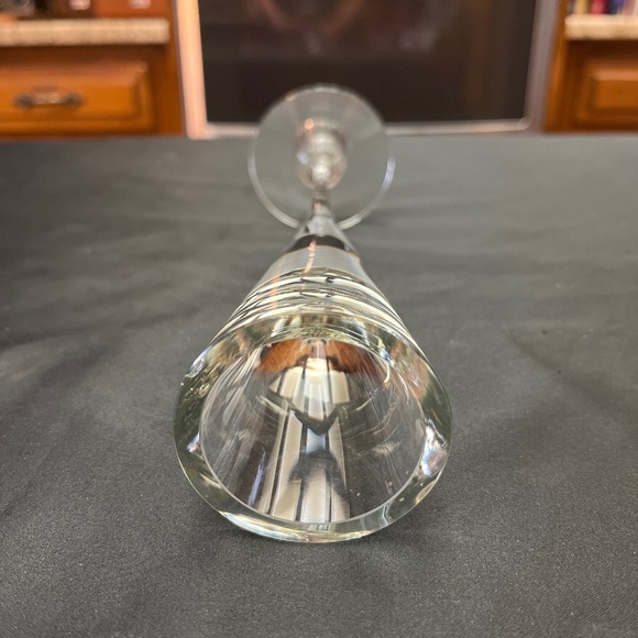 Vintage Arabia of Finland Nuutajarvi Aurora Chrystal Candlestick. 1974. - Picture 7 of 10